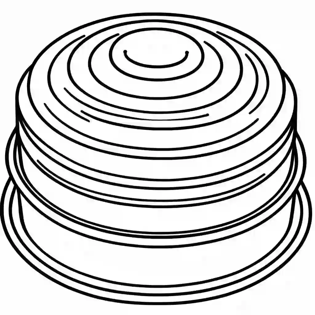 Cake pan coloring pages